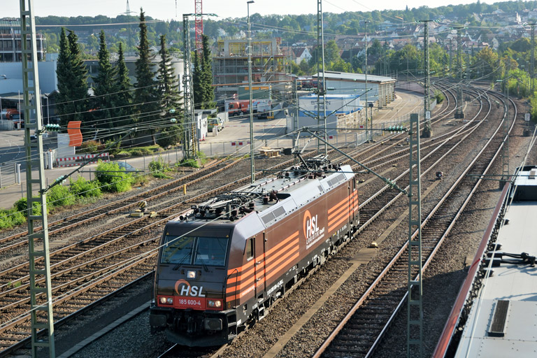 185 600 bei km 16,0 (August 2016)
