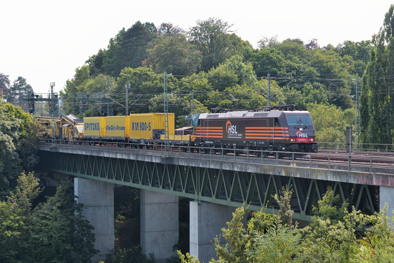 185 600 mit DGV 92247 bei km 14,6 (August 2016)