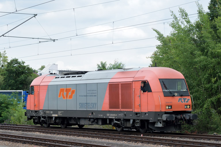 RTS 2016 905 bei km 15,4 (Juli 2016)