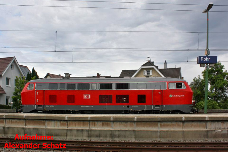218 486 als T 70154 bei km 16,8 (Juni 2016)