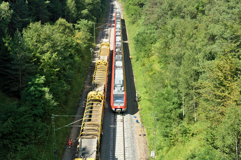 Baureihe 430 als S31 bei km 20,4 (August 2016)