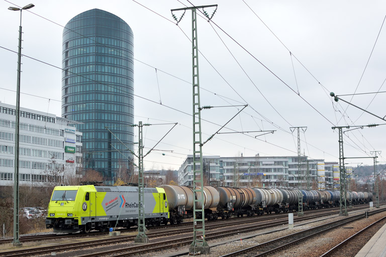 119 007 bei km 15,6 (Dezember 2016)