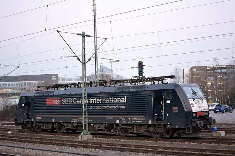 ES 64 F4-091 bei km 15,6 (M&auml;rz 2016)