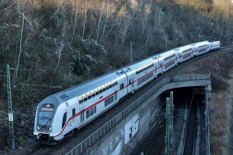 Erprobungszug Lpf-D 27926 bei km 13,8 (November 2016)