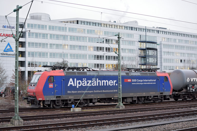 482 022 bei km 15,6 (Februar 2016)