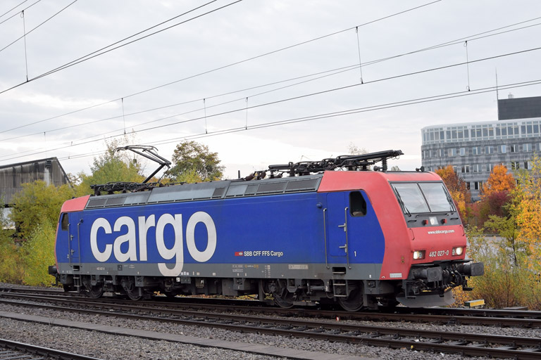 482 027 bei km 15,4 (Oktober 2016)