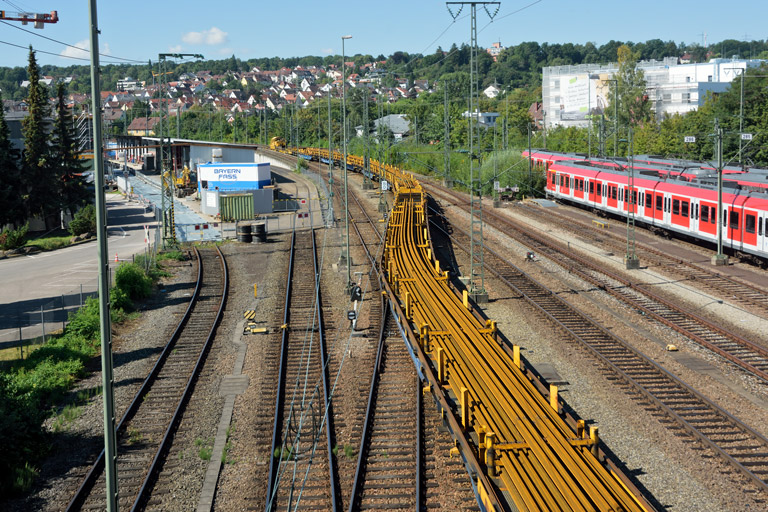 Schienenzug bei km 16,0 (August 2016)