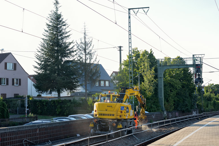 Zweiwegefahrzeug bei km 16,8 (August 2016)