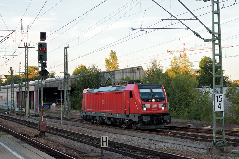 147 005 bei km 15,4 (Juli 2017)