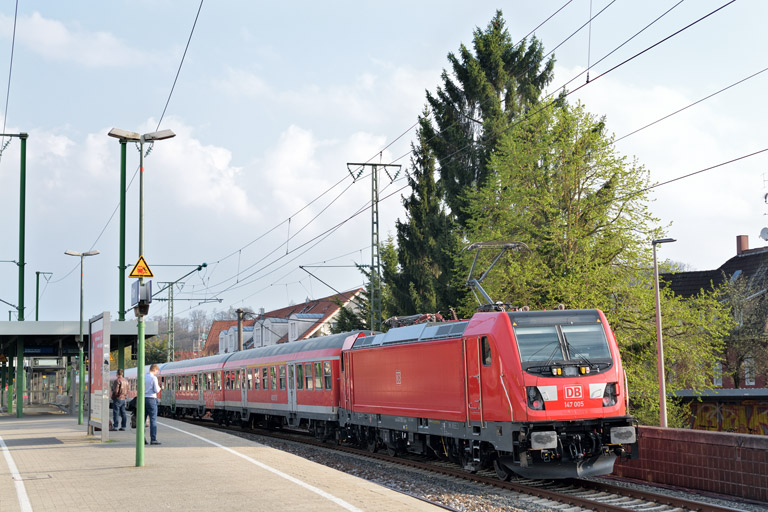 147 005 mit RB 19383 bei km 16,8 (April 2017)