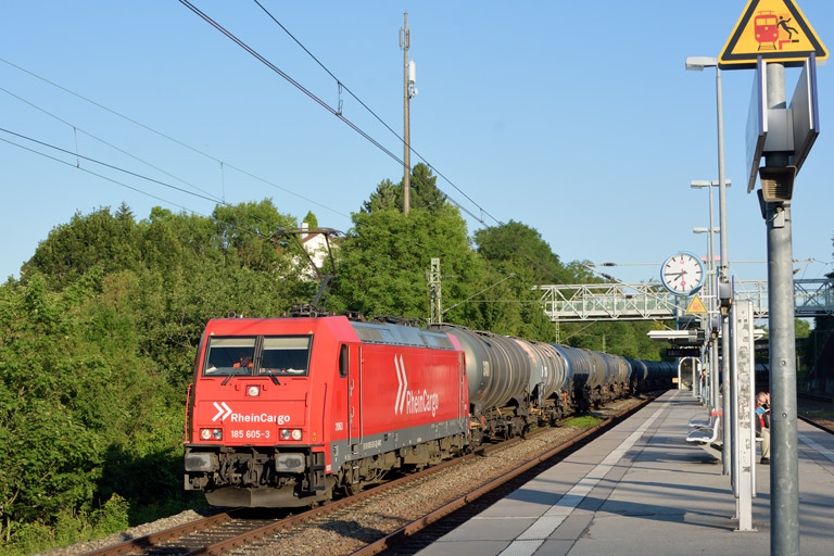 185 605 bei km 14,2 (Juli 2017)