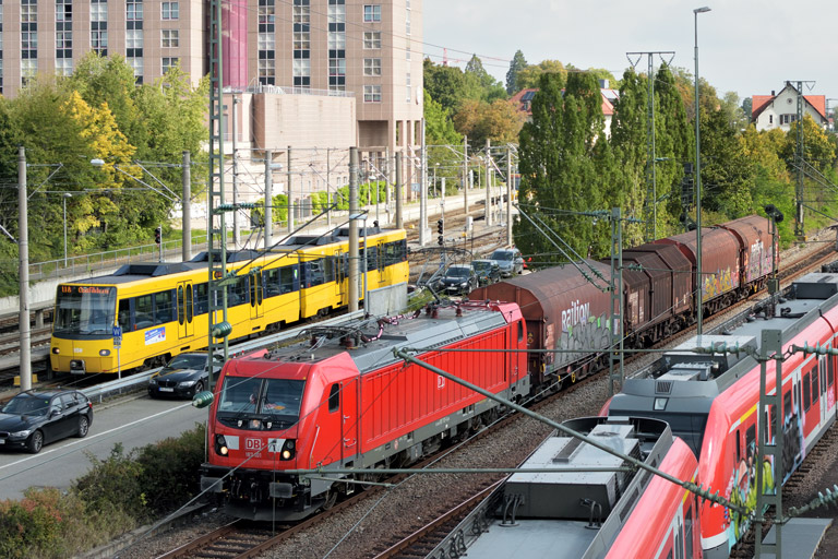 187 101 mit EK 63049 bei km 15,8 (September 2017)