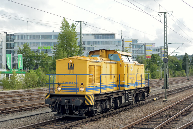LW 203.001 (ex-DR 202 390) bei km 15,8 (August 2017)