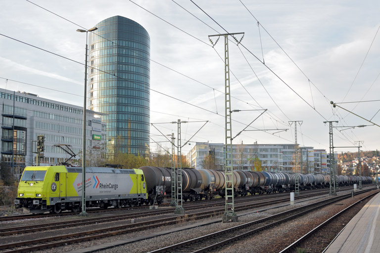 119 007 bei km 15,6 (November 2017)