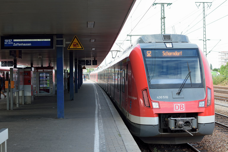 Ank&uuml;ndigung des "Feurigen Elias" bei km 15,6 (Juli 2017)