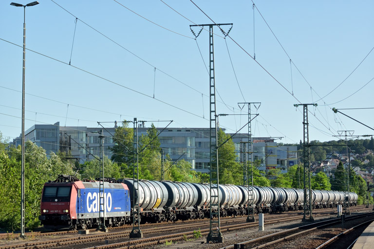 482 007 bei km 15,6 (Juni 2017)