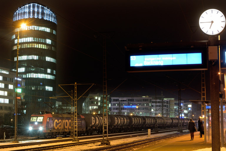 482 009 bei km 15,6 (Januar 2017)