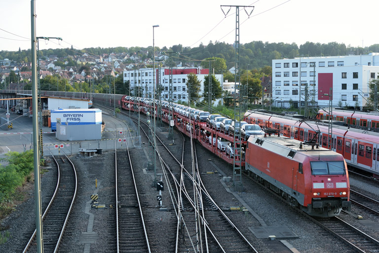 152 070 mit GA 52930 bei km 16,0 (Juli 2018)
