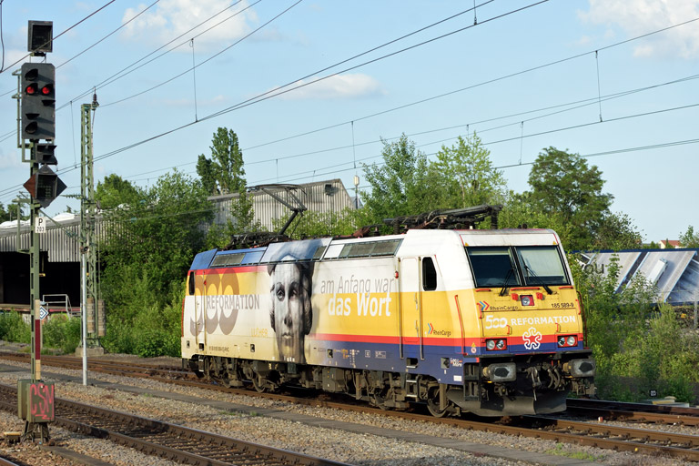 185 589 bei km 15,4 (Mai 2018)