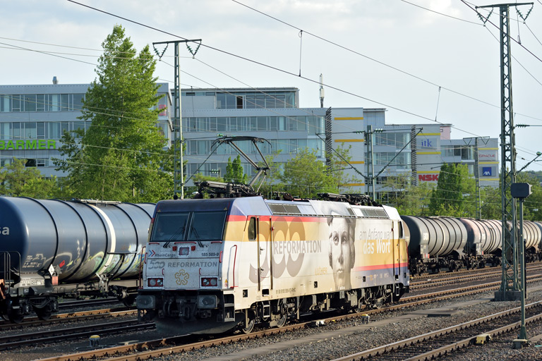 185 589 bei km 15,6 (Mai 2018)