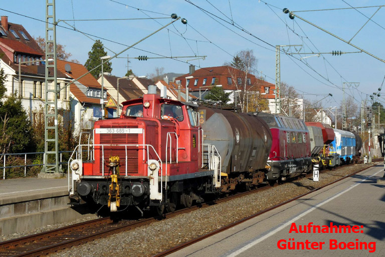 363 689 mit DLr 1895 bei km 15,6 (November 2018)