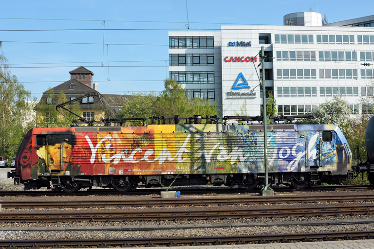 ES 64 F4-206 bei km 15,6 (April 2018)