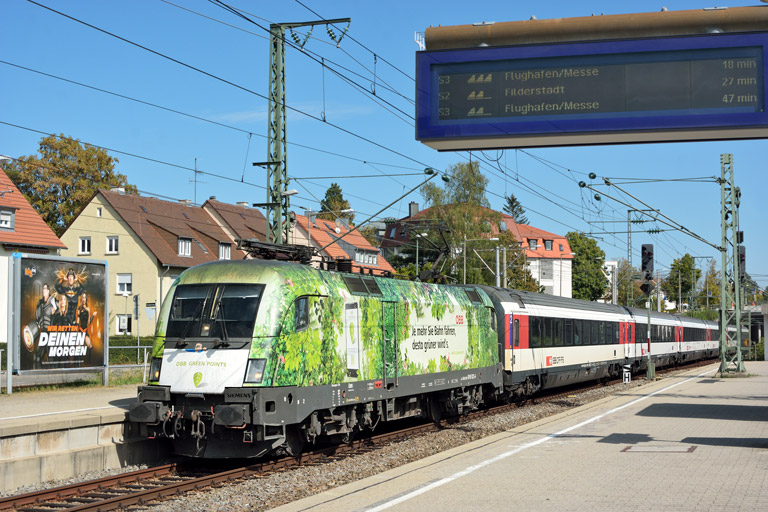 &Ouml;BB 1016 023 mit IC 187 bei km 15,6 (September 2018)