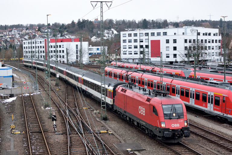 &Ouml;BB 1116 097 mit IC 186 bei km 16,0 (M&auml;rz 2018)