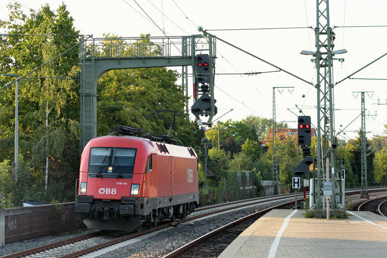 &Ouml;BB 1116 141 bei km 16,6 (September 2018)