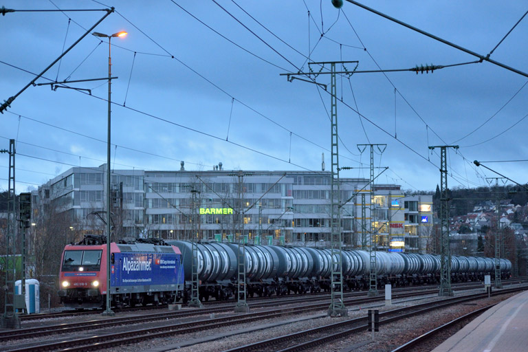 482 018 bei km 15,6 (M&auml;rz 2018)