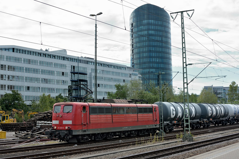 151 001 bei km 15,6 (September 2019)