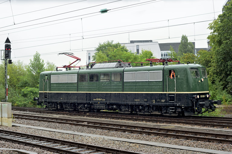 151 038 bei km 15,6 (August 2019)