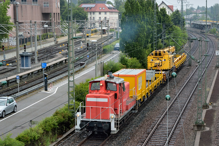 ESG 10 (ex-DB 365 208) bei km 15,8 (Juli 2019)