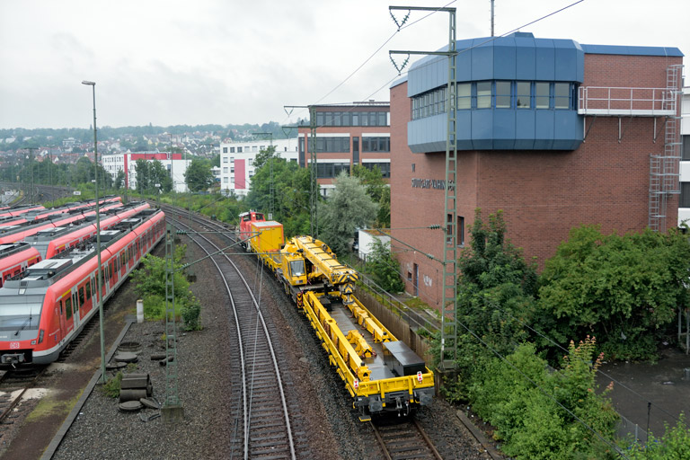 ESG 10 (ex-DB 365 208) bei km 16,0 (Juli 2019)