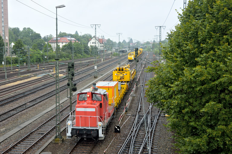 ESG 10 (ex-DB 365 208) bei km 15,8 (Juli 2019)