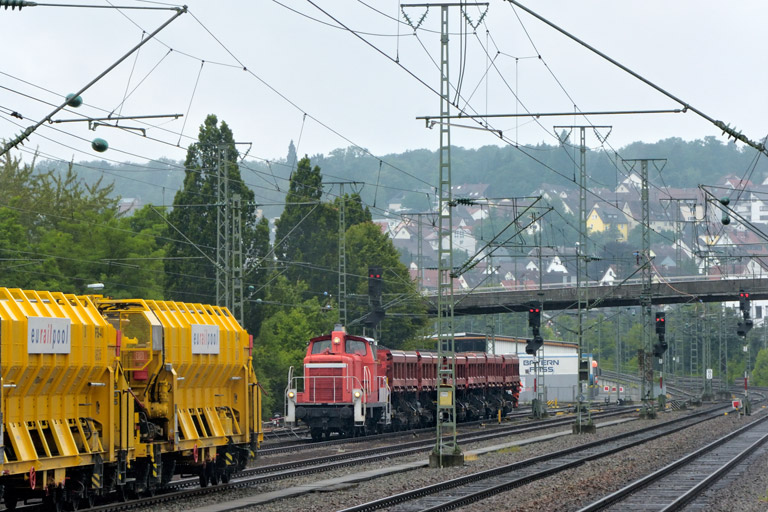 ESG 10 (ex-DB 365 208) bei km 15,8 (Juli 2019)