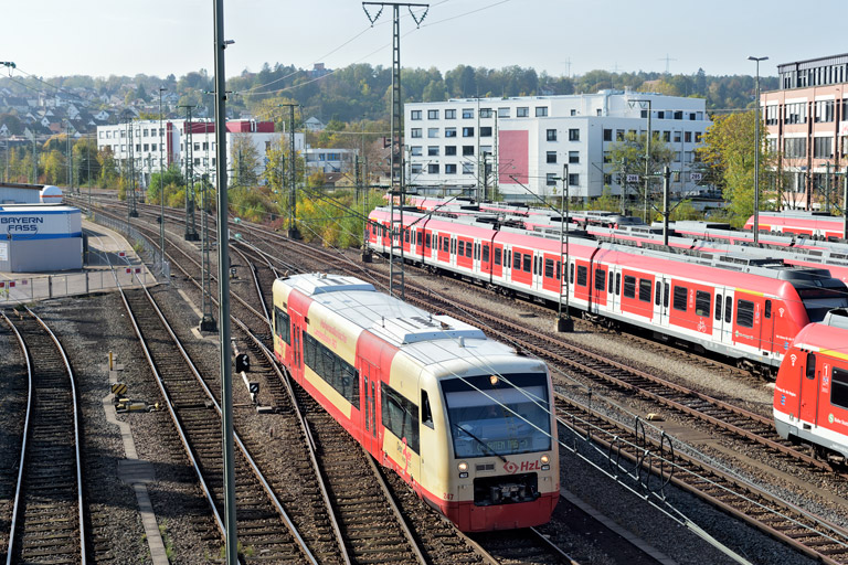 HzL Regioshuttle VT 247 als DbZ 26395 bei km 16,0 (Oktober 2019)