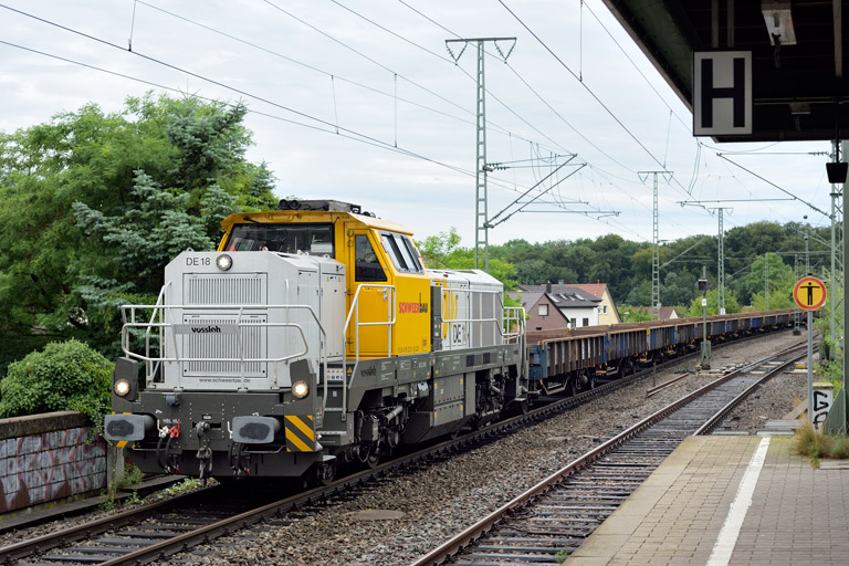 DE 18 bei km 16,8 (August 2019)