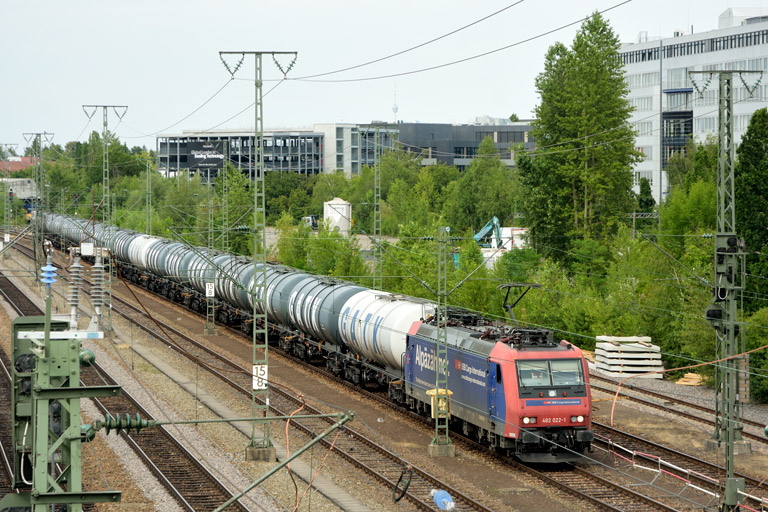 482 022 bei km 15,8 (Juli 2019)