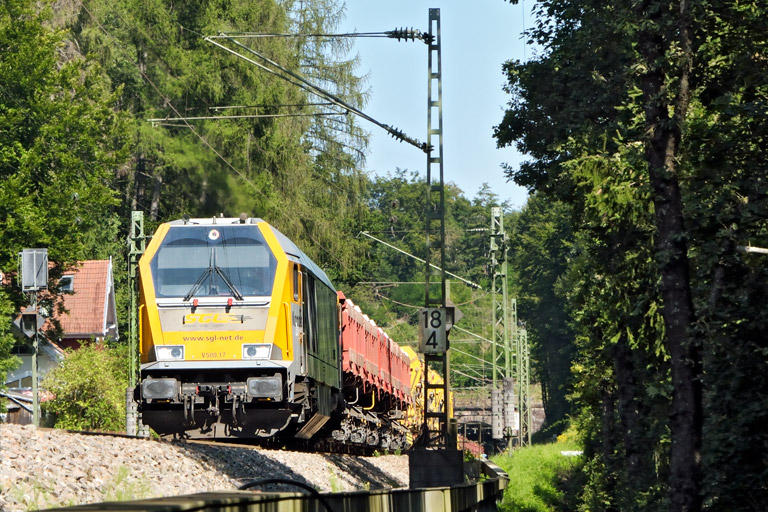 SGL V500.17 bei km 18,4 (August 2019)