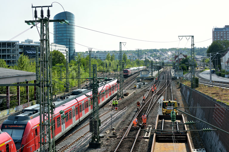 Zweiwegefahrzeug bei km 15,4 (August 2019)
