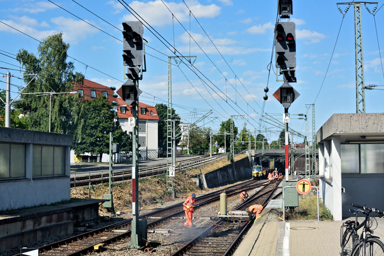 Zweiwegefahrzeug bei km 15,4 (August 2019)