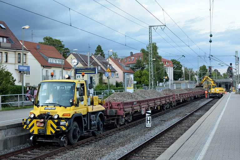 Zweiwegefahrzeug bei km 15,4 (August 2019)