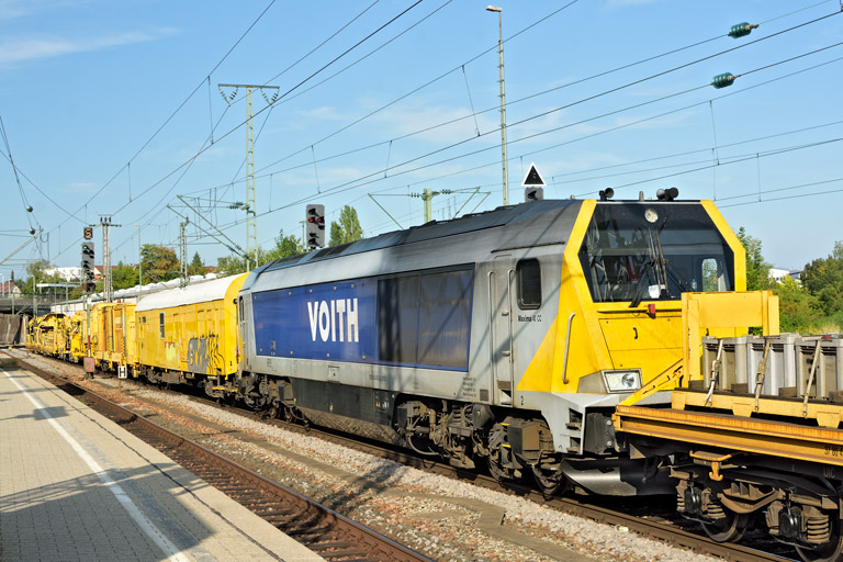264 001 bei km 15,6 (August 2019)