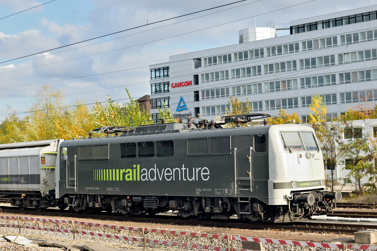 111 082 bei km 15,6 (Oktober 2020)