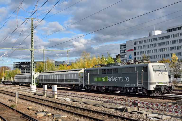 111 082 bei km 15,6 (Oktober 2020)