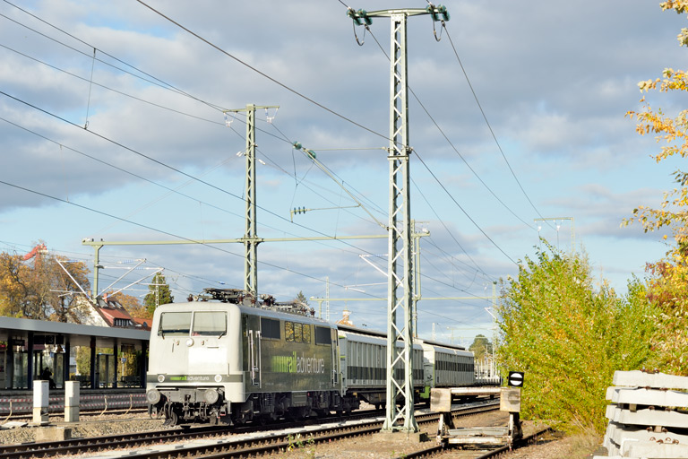 111 082 bei km 15,6 (Oktober 2020)