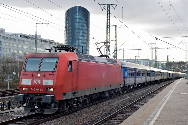 145 049 mit DPE 1895 bei km 15,4 (Januar 2020)