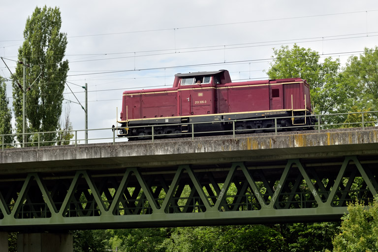 213 335 als DGV 25301 bei km 14,6 (Juli 2020)