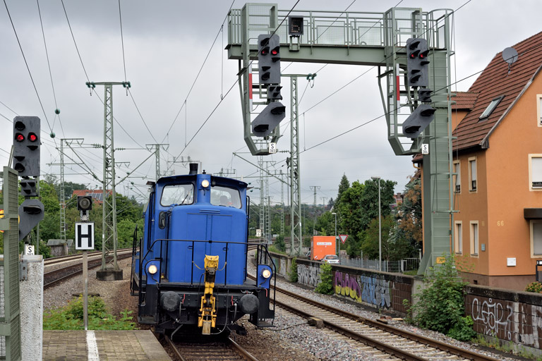 ESG 2 (ex DB 365 108) bei km 16,6 (Juni 2020)